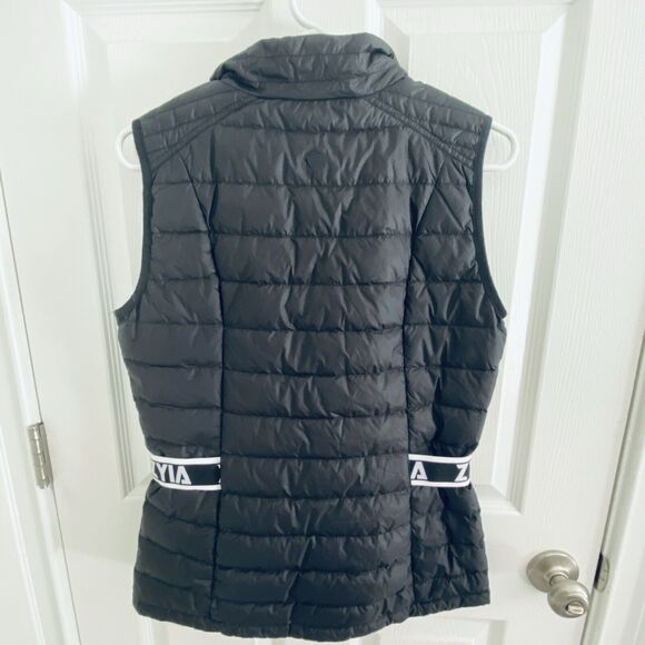 Zyia Vest Womens Size Small Black Alpine Goose Down Lightweight Packable Puffer - Picture 4 of 9